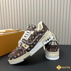 Giày nam LV Trainer Sneaker Monogram nâu 1ACXB1 giá rẻ