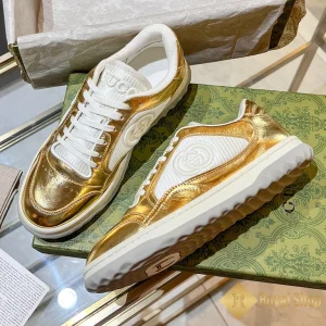 Giày sneaker Gucci nam MAC80 màu vàng 750834TV