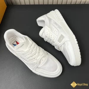 Giày sneaker LV nam Trainer Monogram trắng 102707