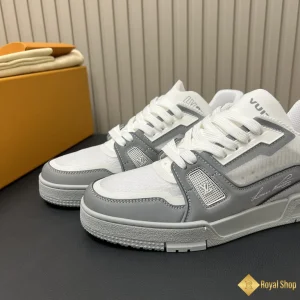 Giày sneaker nam LV Trainer Gaston màu xám LV37 like auth