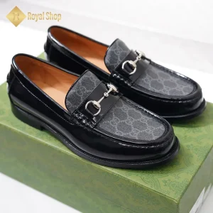 Góc nghiêng Giày Gucci nam đế cao Loafer GC100201D