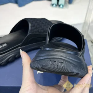 Gót Dép Dior nam H-Town đen tuyền DR100810 TV