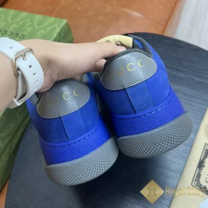 Gót Giày Gucci nam sneaker Screener màu xanh 7F1838TV