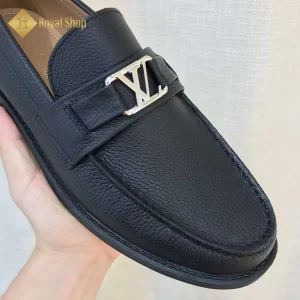 Mũi Giày LV nam đế cao loafer màu đen LV-FA0149Q