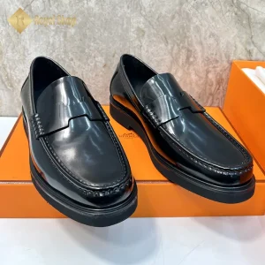 Mũi Giày loafer Hermes nam đế cao HM100609D