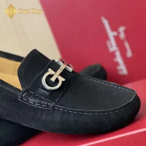 Mũi Giày lười Ferragamo nam đế bệt moccasin Driver F-ZM20983Q