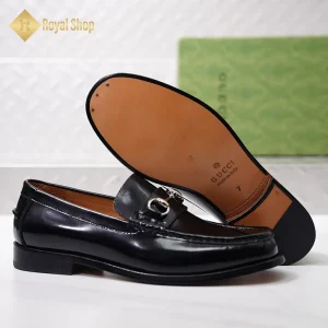 Phần đế Giày lười Gucci nam đế cao loafer with Horsebit GC776660 màu đen