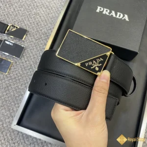 Thắt lưng Prada nam màu đen BPR101206SV cao cấp