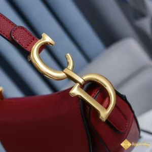 Túi Dior nữ Saddle Bag with Strap màu đỏ M0455 cao cấp