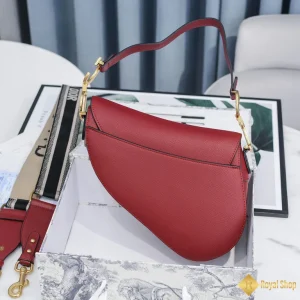 Túi Dior nữ Saddle Bag with Strap màu đỏ M0455 giá rẻ