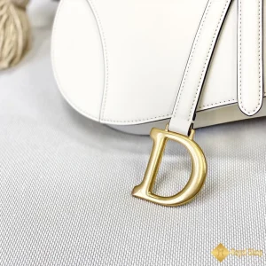 Túi Dior nữ Saddle màu trắng da tron 3351 like auth