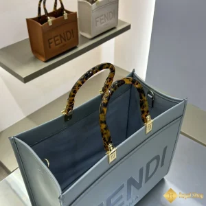 Túi Fendi nữ Sunshine Medium màu xám 8BH386 like auth