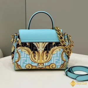 Túi Fendi x Versace nữ Fendace La Medusa xanh DBFI039 hot