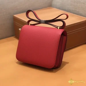 Túi Hermes nữ Constance 18cm 23cm Epsom màu đỏ giá rẻ