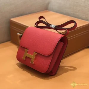 Túi Hermes nữ Constance 18cm 23cm Epsom màu đỏ like auth