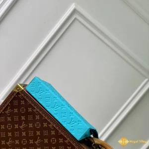 Túi nam LV cầm tay Pochette Voyage MM màu xanh M11466 hot