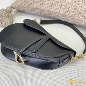 Túi nữ Dior Saddle màu đen da trơn 3351 cao cấp