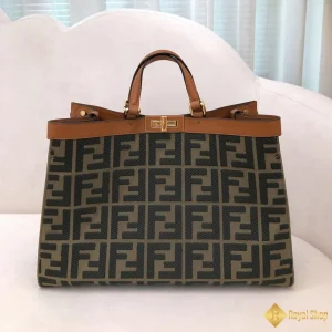 Túi nữ Fendi Peekaboo X-tote nâu 102604