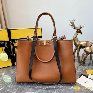 Túi nữ Fendi Peekeboo X tote màu nâu 374