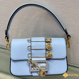 Túi nữ Fendi Versace by Fendi Fandace Baguatte xanh dương 102621