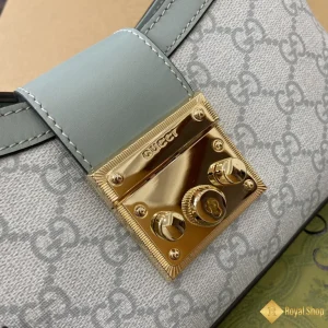 Túi nữ Gucci Padlock small shoulder màu xanh 811705 giá rẻ