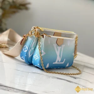 Túi nữ LV Pochette màu xanh M57633 đẹp