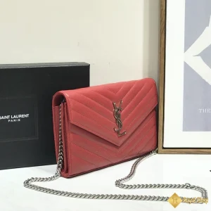 Túi nữ YSL Envelope màu đỏ 360452 like auth