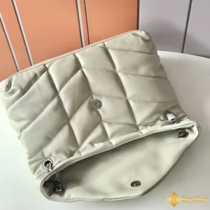 Túi nữ YSL LouLou Puffer logo trắng 3724-577475 like auth