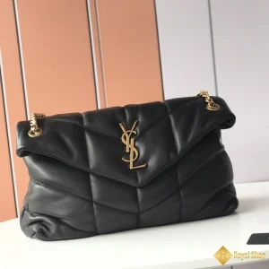 Túi nữ YSL LouLou Puffer logo vàng 577475