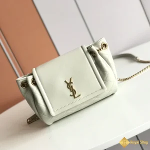 Túi nữ YSL Nolita mini màu trắng 672738