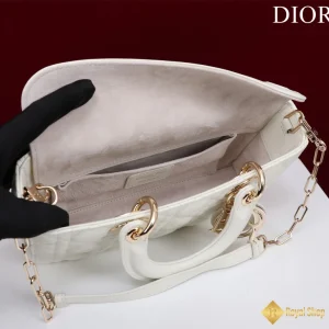 Túi xách Dior nữ Lady Joy màu trắng M0541 11