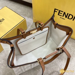 Túi xách Fendi nữ Peekaboo X-tote trắng 102602 đẹp