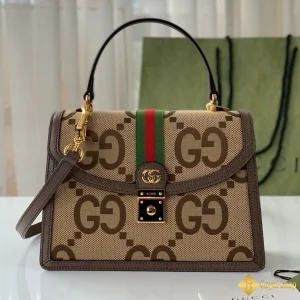 Túi xách Gucci nữ Ophidia handle màu nâu 651055 đẹp