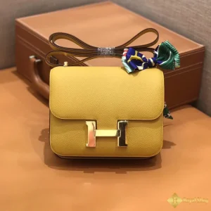 Túi xách Hermes nữ Constance 18cm 23cm Epsom màu vàng like auth