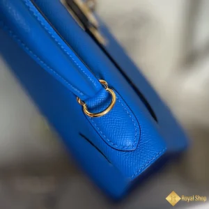 Túi xách Hermes nữ Kelly 28cm Blue Hydra T7 cao cấp