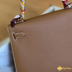 Túi xách Hermes nữ Kelly 28cm Gold CK37 cao cấp