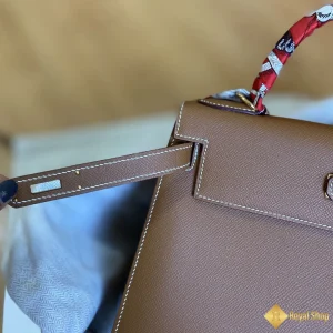 Túi xách Hermes nữ Kelly 28cm Gold CK37 like auth