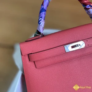 Túi xách Hermes nữ Kelly 28cm màu hồng S5 chính hãng