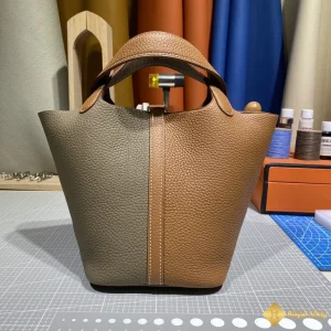 Túi xách Hermes nữ Picotin 18cm nâu đẹp