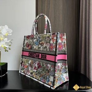 Túi xách nữ Dior Book Tote hoa lá 8001 cao cấp