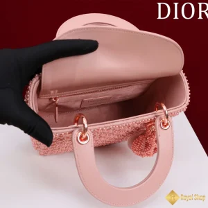 Túi xách nữ Dior Lady M053851 màu hồng chính hãng