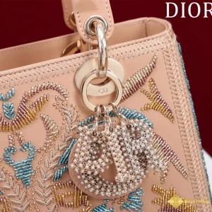 Túi xách nữ Dior Lady màu hồng M0565 đẹp