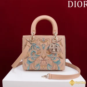 Túi xách nữ Dior Lady màu hồng M0565 giá rẻ