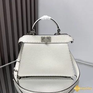 Túi xách nữ Fendi Peekaboo màu trắng 327M105