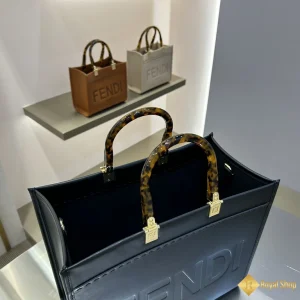 Túi xách nữ Fendi Sunshine Medium màu đen 8BH386 cao cấp