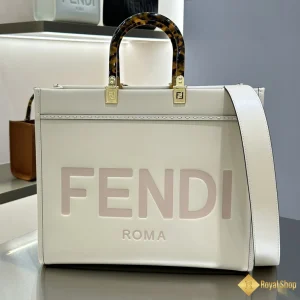 Túi xách nữ Fendi Sunshine Medium tote màu trắng 8BH386