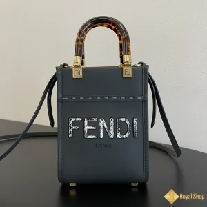 Túi xách nữ Fendi Sunshine mini tote đen 56822B79