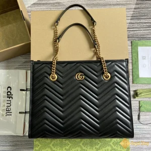 Túi xách nữ Gucci GG Marmont tote đẹp 2024 màu đen 779724 cao cấp