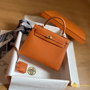 Túi xách nữ Hermes Kelly 25cm Orange giá rẻ