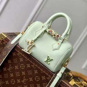 Túi xách nữ LV Speedy18 màu xanh lá M24605 11